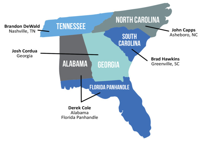 Morris Marketing Territory Map